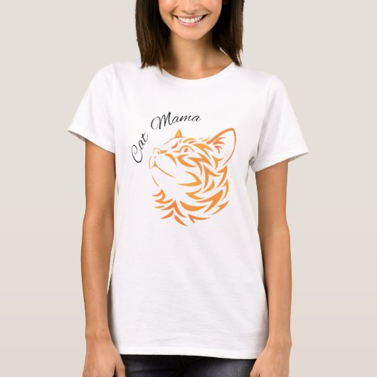 T-shirt Cat Mama (Devant)
