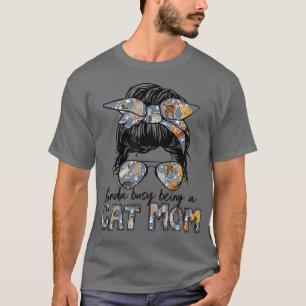 T-shirt Cat Mama Kinda Occupé Être Un Chat Maman Vie Messy