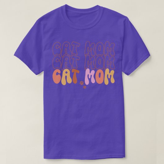T-shirt Cat Maman Cat Maman (Design devant)