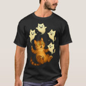 T-shirt Cat Meme Funny Soky Halloween Kitty (Devant)