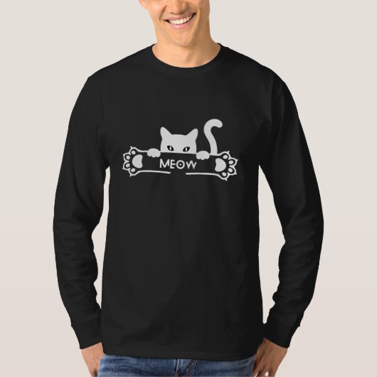 T-shirt Cat Meow (Devant)