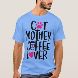T-shirt Cat Mère Lover café 243