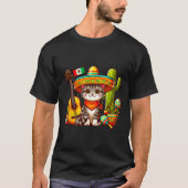 T-shirt Cat mexicain Cinco De Mayo Kitten Faisons la fête (Devant)