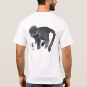 T-shirt Cat　Miyabi　雅 (Dos)