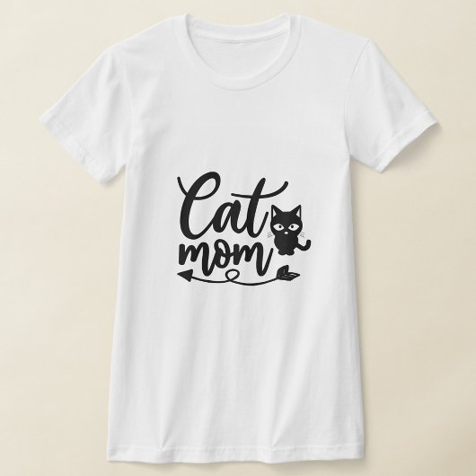 T-shirt Cat Mom 