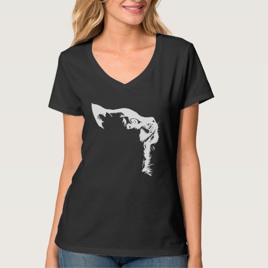 T-shirt Cat Mom Cat   Graphic Cat (Devant)