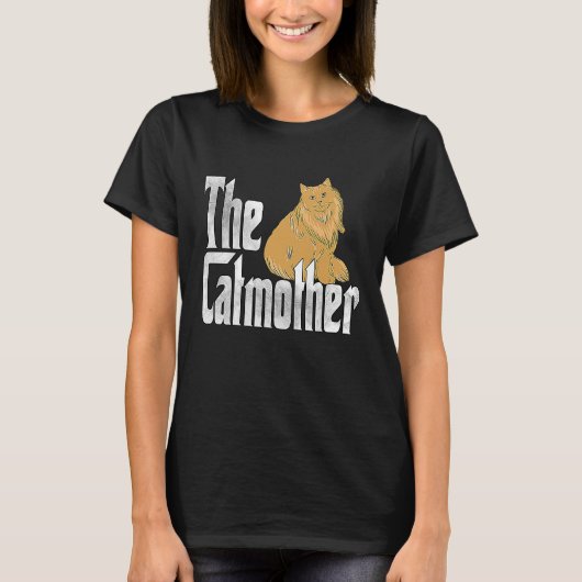 T-shirt Cat Mom The Catmother Crazy Cat Mother Kitty maman (Devant)