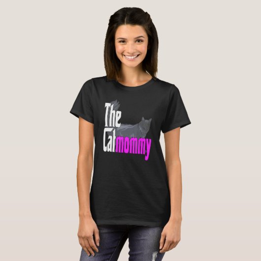 T-shirt Cat Mom The Catmother Crazy Cat Mother Kitty maman (Devant entier)