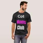 T-shirt Cat Moms Club (Devant entier)