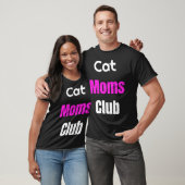 T-shirt Cat Moms Club (Unisexe)