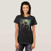 T-shirt Cat Motorbike Underwater (Devant entier)