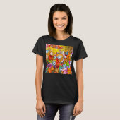 T-shirt Cat Musical Band (Devant entier)