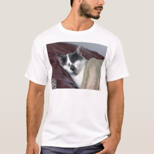 T-shirt Cat Napping