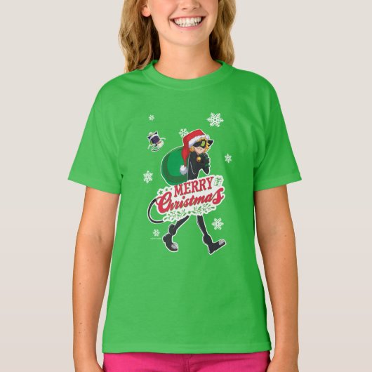 T-shirt Cat Noir | Joyeux Noël (Devant)