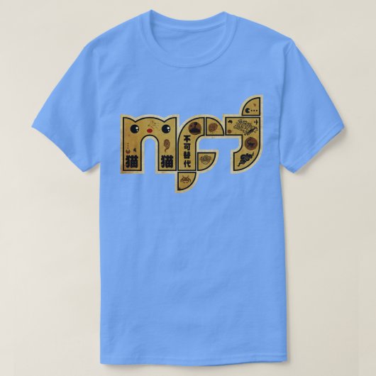 T-shirt Cat non fondu NFT (Design devant)