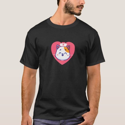 T-shirt cat nurse (Devant)