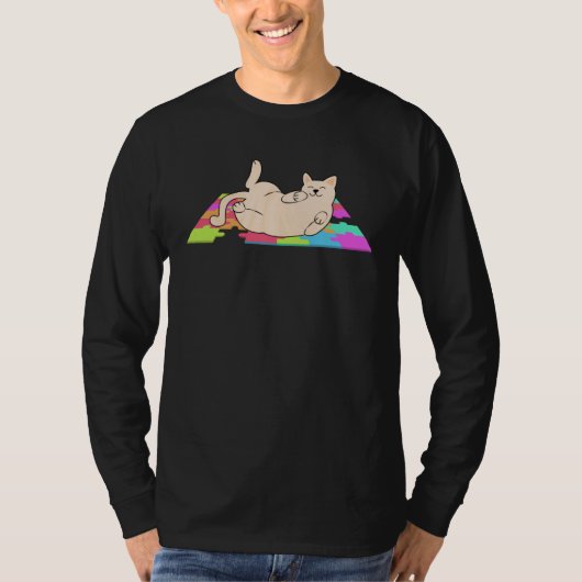 T-shirt Cat On Puzzles Puzzle Puzzle Piece Game Jigsaw Puz (Devant)
