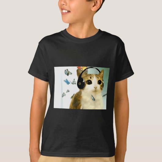 T-shirt Cat Owl Funny Cursed Internet Trendy Meme Funny Me (Devant)