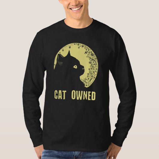 T-shirt Cat Owned Friends Cat  Buddy Kitten Cat Mom  1 (Devant)