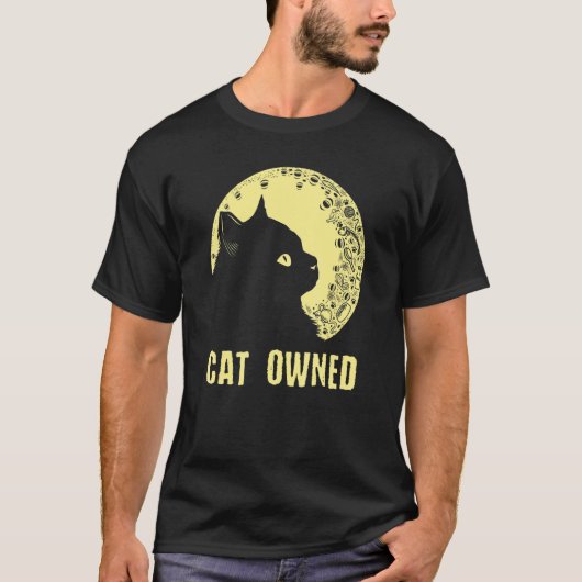 T-shirt Cat Owned Friends Cat  Buddy Kitten Cat Mom  1 (Devant)