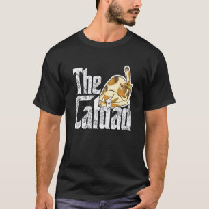 T-shirt Cat Père Le Catfather Crazy Cat Papa Papa Papa