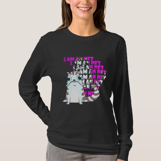 T-shirt Cat Pet I Am An Nft Blockchain CryptoCurrency (Devant)