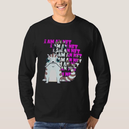 T-shirt Cat Pet I Am An Nft Blockchain CryptoCurrency (Devant)