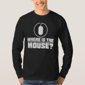 T-shirt Cat Programmer Coder Programming Where Is The Mou (Devant)