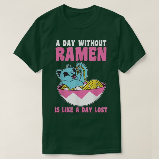 T-shirt Cat Ramen (Design devant)