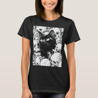 T-shirt Cat Satanic Occult Cat Goth Grunge Punk Alt Aesthe