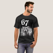 T-shirt Cat Selfie With 67 Meme Funny Cats Graphic For Men (Devant entier)