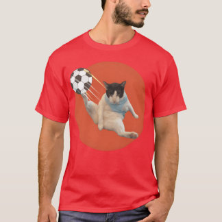 T-shirt Cat Show Skillo Kick Footballhai Cat ishe S funny