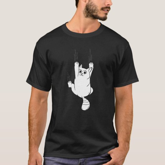T-shirt Cat slips Cute chaton Chat avec griffes Amoureux d (Devant)