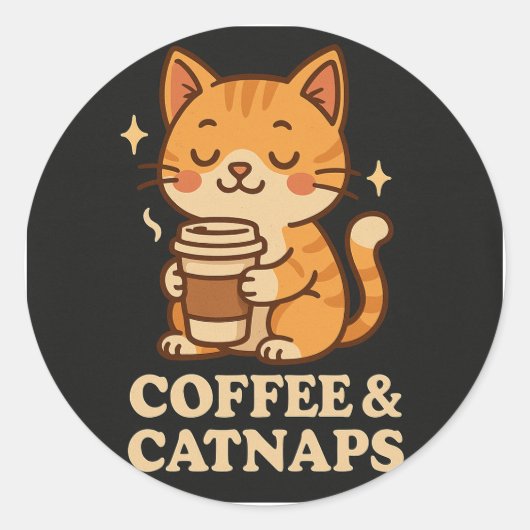 T-shirt cat sticker (Voorkant)