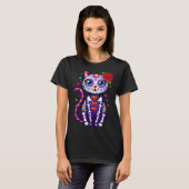 T-shirt Cat Sugar Skull Cute Cat For Cat Lover Cat-m  (Devant entier)