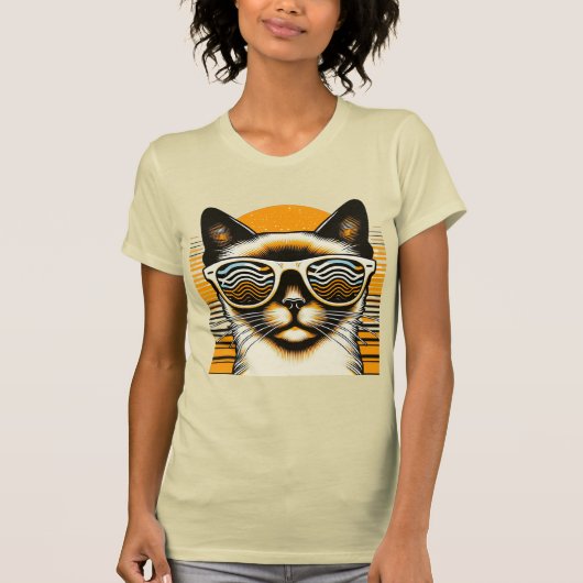 T-shirt Cat Sun (Devant)