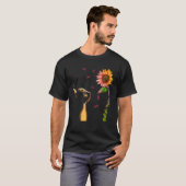 T-shirt Cat Sunflower Multiple Myeloma Awareness (Devant entier)