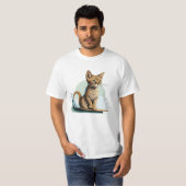 T-shirt Cat Surfing (Devant entier)