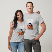 T-shirt Cat Take Me Anywhere (Unisexe)