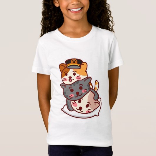 T-Shirt Cat Tama, Tama Super Station Master (Devant)