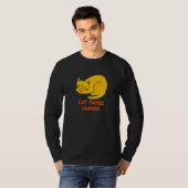 T-shirt Cat Tamed Human Cat  Friends Kitten Buddy Dad Joke (Devant entier)