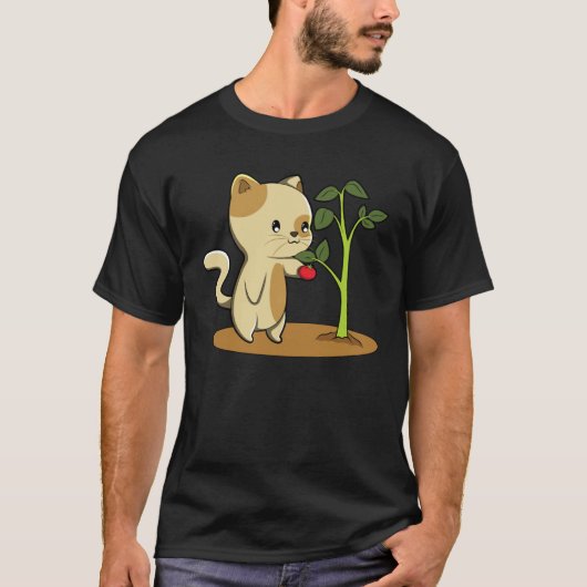 T-shirt Cat tomato (Devant)