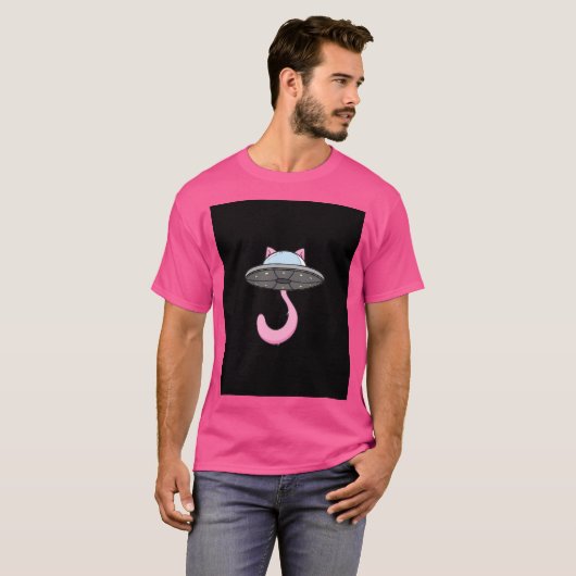 T-shirt Cat Ufo (Devant entier)