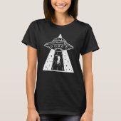 T-shirt Cat UFO  Cat  UFO Cat Retro Alien Cat Design (Devant)