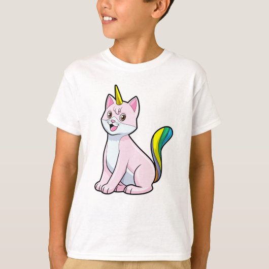 T-shirt Cat Unicorn (Devant)