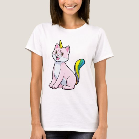 T-shirt Cat Unicorn (Devant)