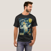 T-shirt  Cat Van Gogh - Cat Art Lover  (Devant entier)