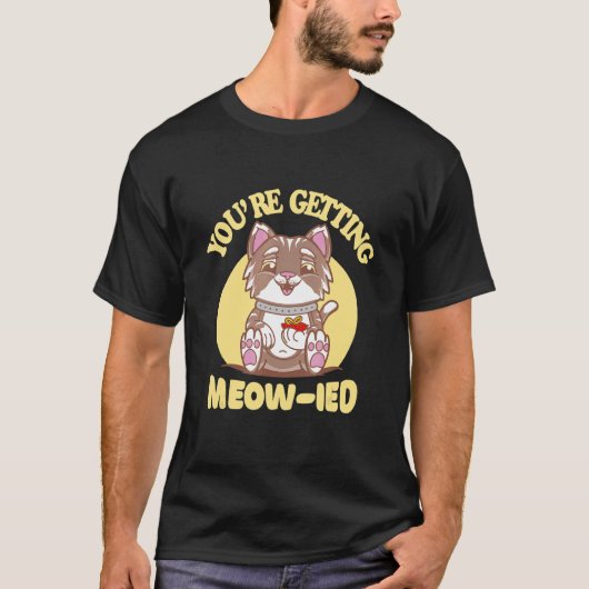 T-shirt Cat Wedding (Devant)