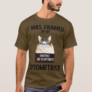 T-shirt Cat with Eyeglass I Ce que Framed Optometry quota