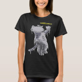 T-shirt Cat With Frisbee Disc Frisbee Player Thrower Disc  (Devant)